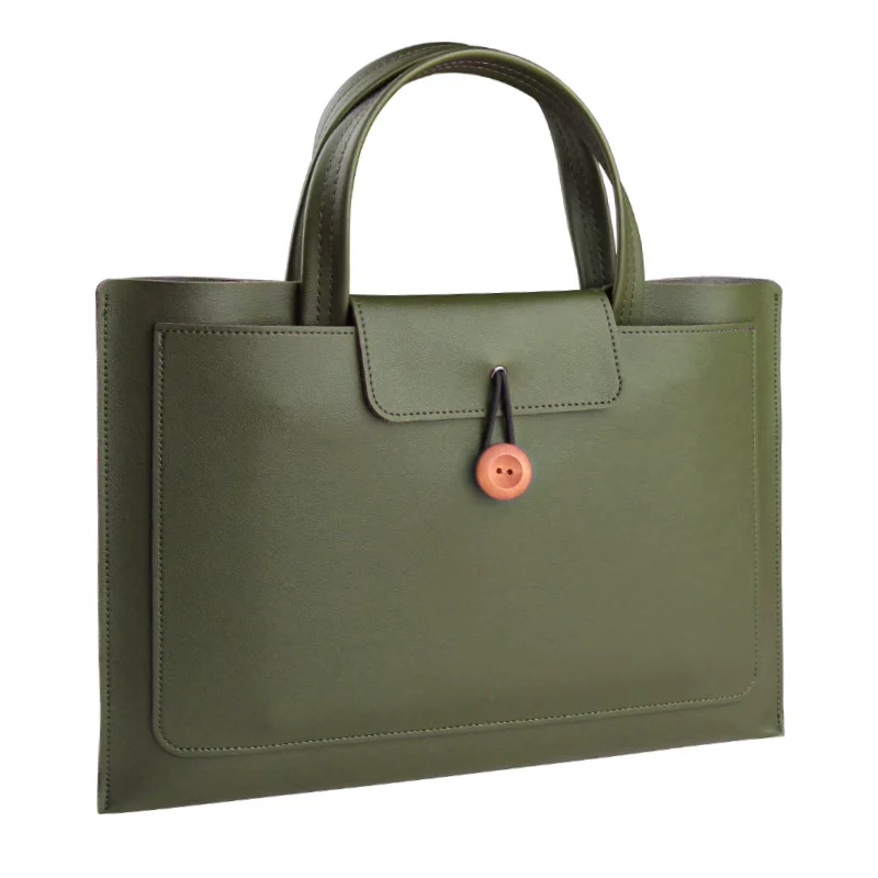 Universal Laptop 13"/ 14"/15"/16" - Business Minimalist Waterproof PU Soft Leather Carry Case - Image 8
