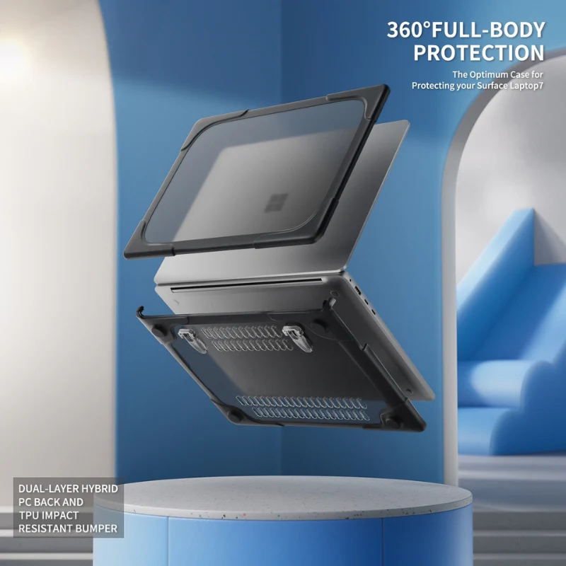 Microsoft Surface Laptop 7 13.8" - Shockproof Heavy Duty Tough Case Cover - Image 19