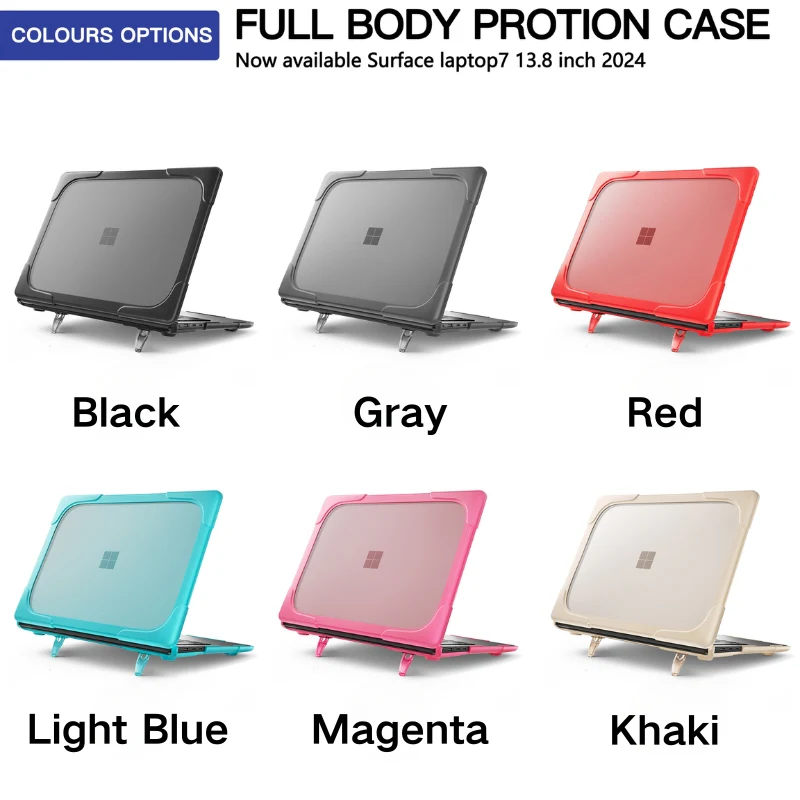 Microsoft Surface Laptop 7 13.8" - Shockproof Heavy Duty Tough Case Cover - Image 4