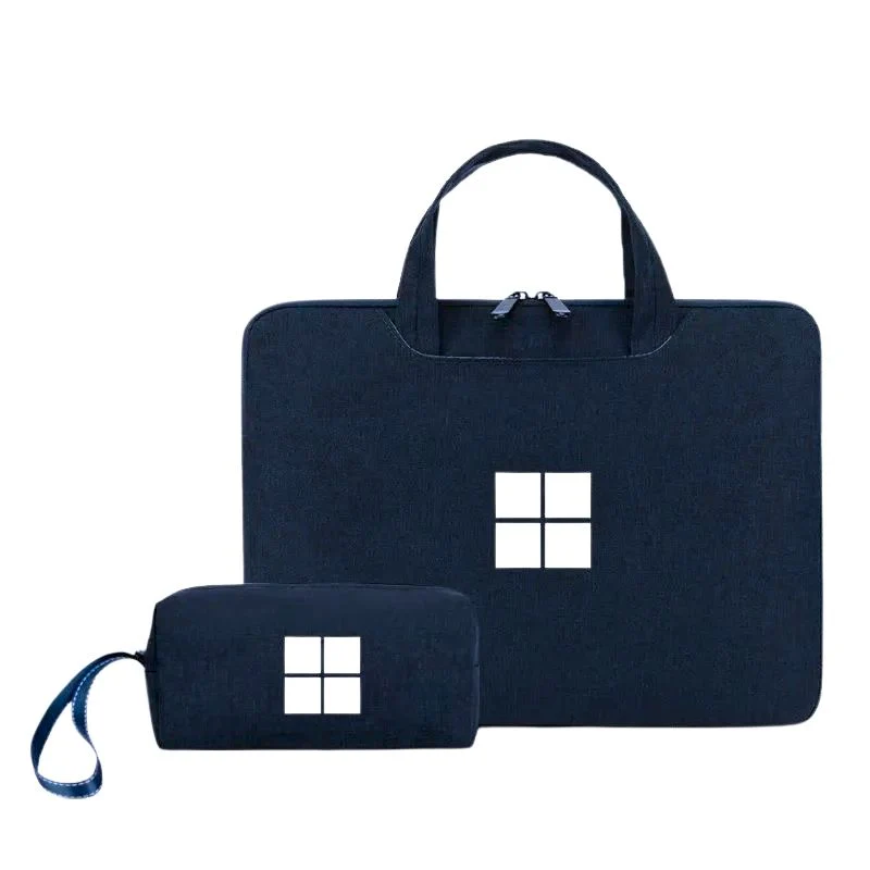 Microsoft Surface Laptop GO 1/2 12.4” - Business Portable Laptop Sleeve With Power Supply Pouch - Image 2