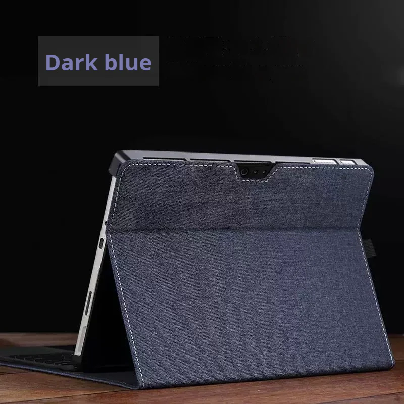 Microsoft Surface Go 1/2/3/4 - Business Slim Folding PU Leather Hard Back Shell - Image 7
