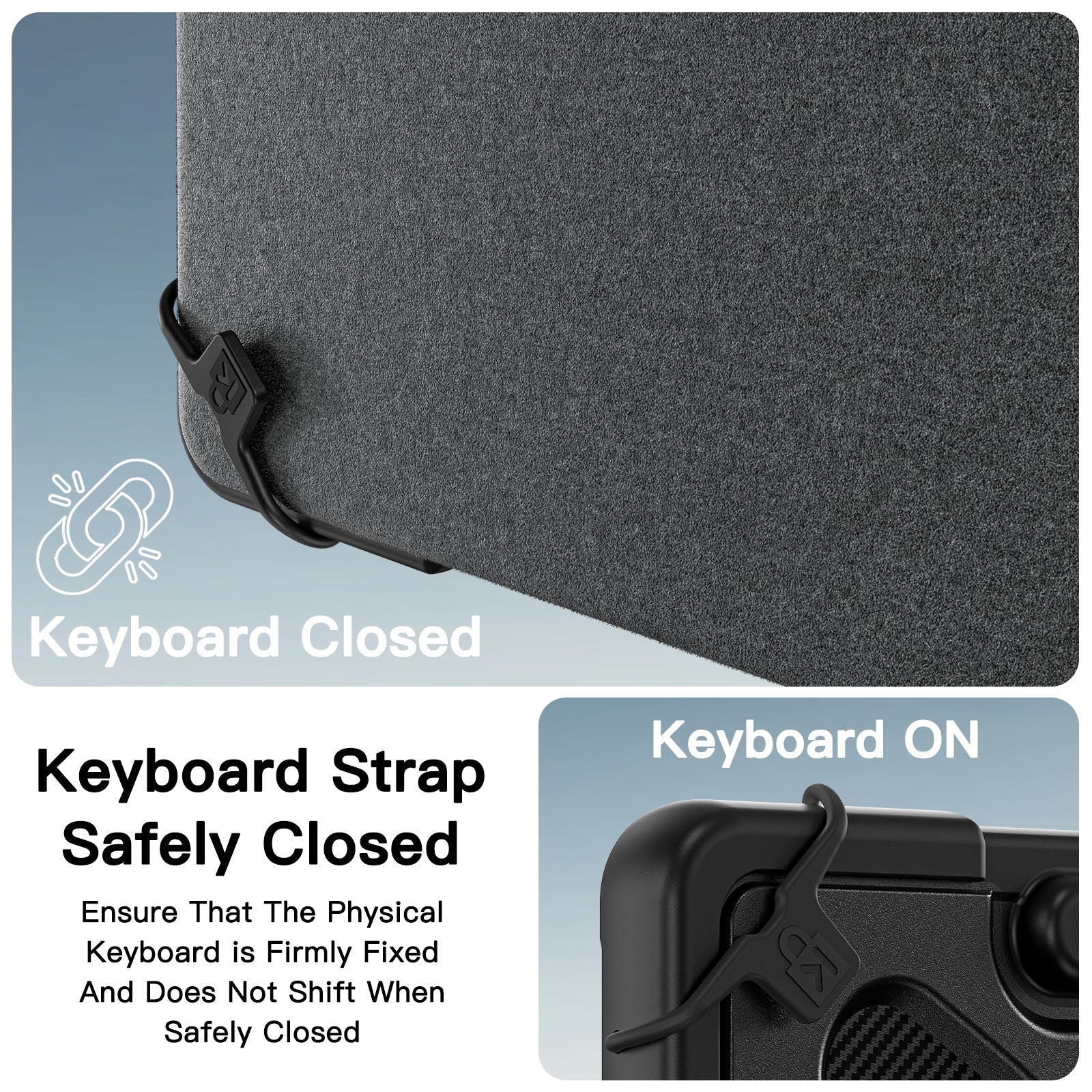 Microsoft Surface Pro 12 (2025) - Heavy Duty 360 Degree Rotate Stand Hand Strap Case With Shoulder Strap - Image 5