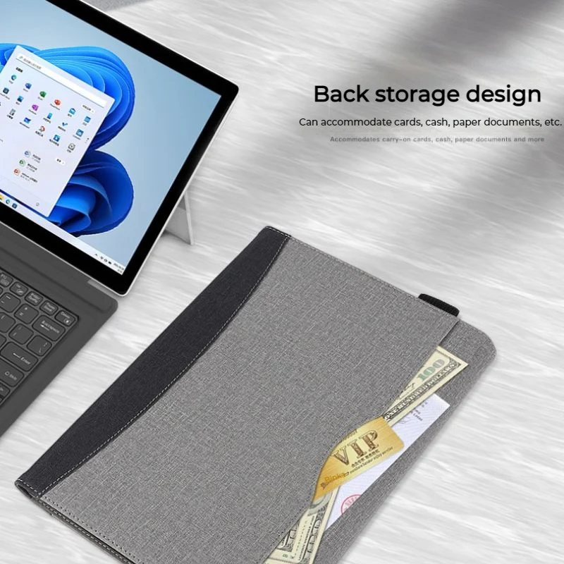 Microsoft Surface Pro 8 (1983) - PU Leather Full Protection Drop Proof Case - Image 6