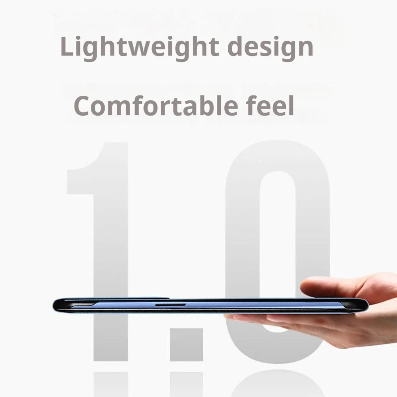 Microsoft Surface Pro 7 - Slim & Lightweight Leather Magnetic Buckle Case - Image 6
