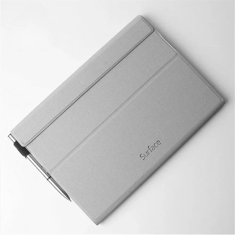 Microsoft Surface Pro 4/5/6/7 - PU Leather Foldable Stand Case - Image 2