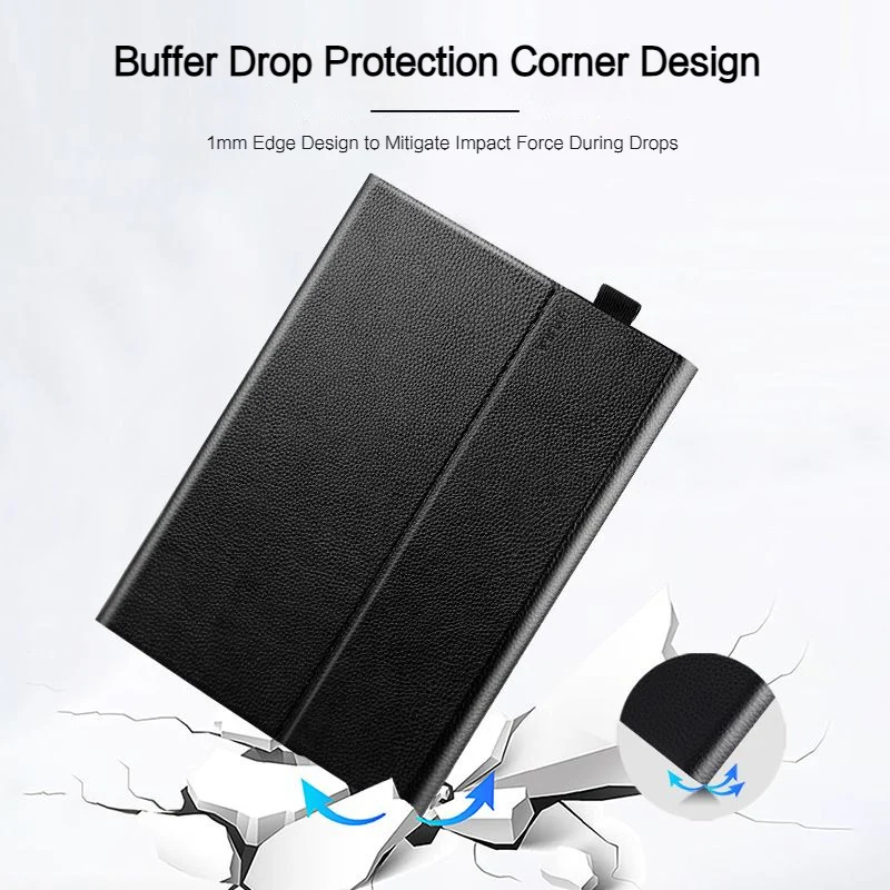 Microsoft Surface Pro 4/5/6/7 12.4" - Business Genuine Leather Case Soft Case - Image 6