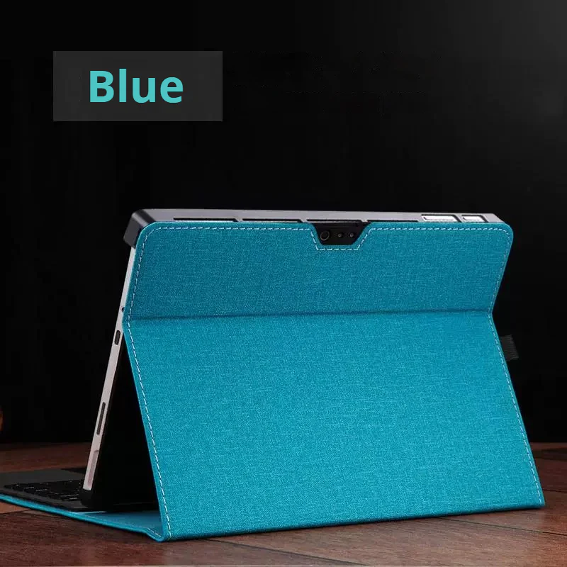 Microsoft Surface Go 1/2/3/4 - Business Slim Folding PU Leather Hard Back Shell - Image 5
