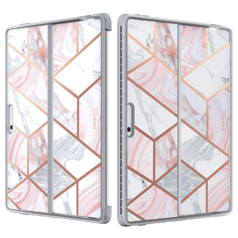 Microsoft Surface Pro 8 (1983) - iBlason TPU Soft Frame Slim Glitter Marble Shockproof Case - Image 2