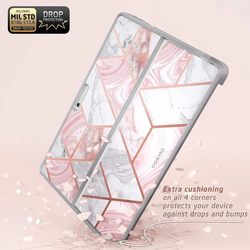 Microsoft Surface Pro 8 (1983) - iBlason TPU Soft Frame Slim Glitter Marble Shockproof Case - Image 7