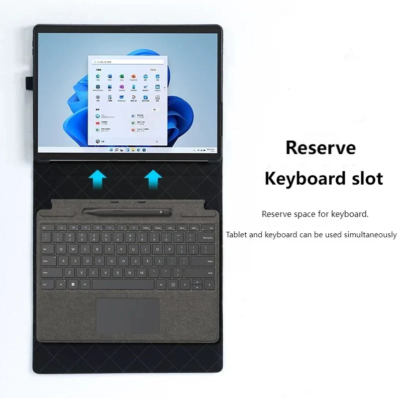 Microsoft Surface Pro 8 (1983) - Business Full Covered Shockproof Slim Tablet Case - Image 10