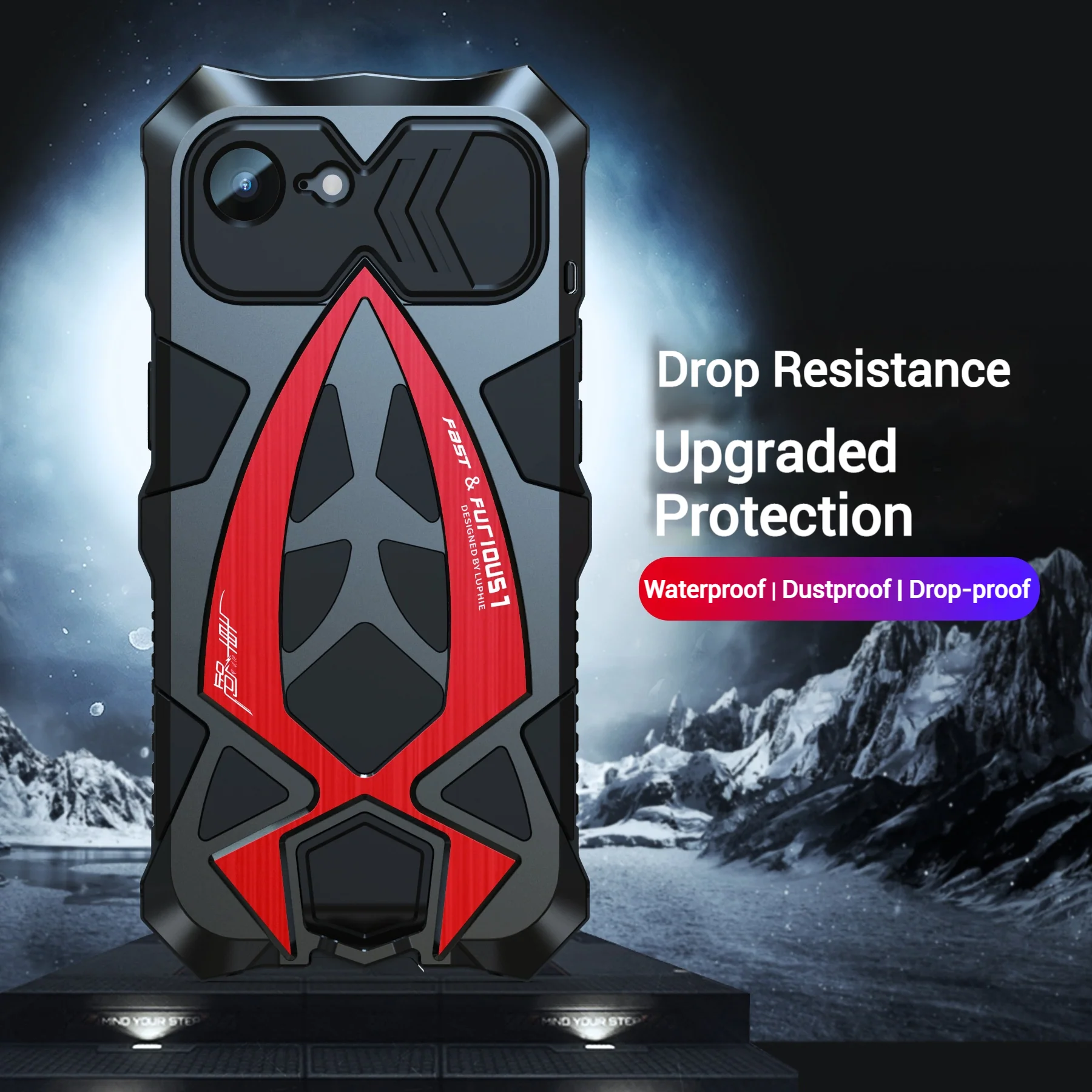 [Military-Grade Protection] [Metal Frame Bumper] Apple iPhone 16e & 17e - Heavy Duty Shockproof Series Phone Case - Image 8