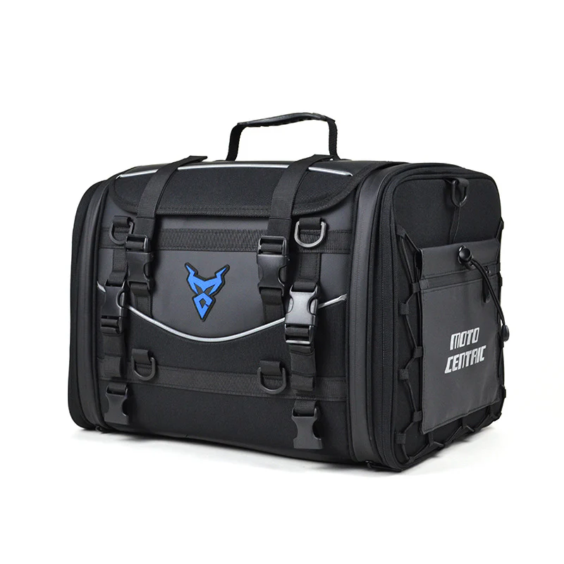MOTOCENTRIC Motorcycle Rear Seat Bag 35L – Waterproof, Large Capacity, Multi-Functional Travel Bag (Expandable up to 50L) - Image 10