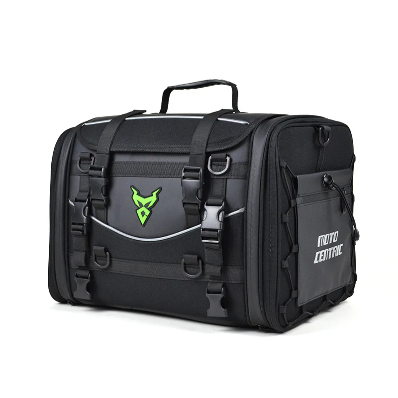 MOTOCENTRIC Motorcycle Rear Seat Bag 35L – Waterproof, Large Capacity, Multi-Functional Travel Bag (Expandable up to 50L) - Image 12