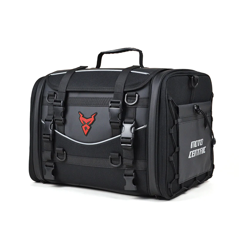 MOTOCENTRIC Motorcycle Rear Seat Bag 35L – Waterproof, Large Capacity, Multi-Functional Travel Bag (Expandable up to 50L) - Image 13