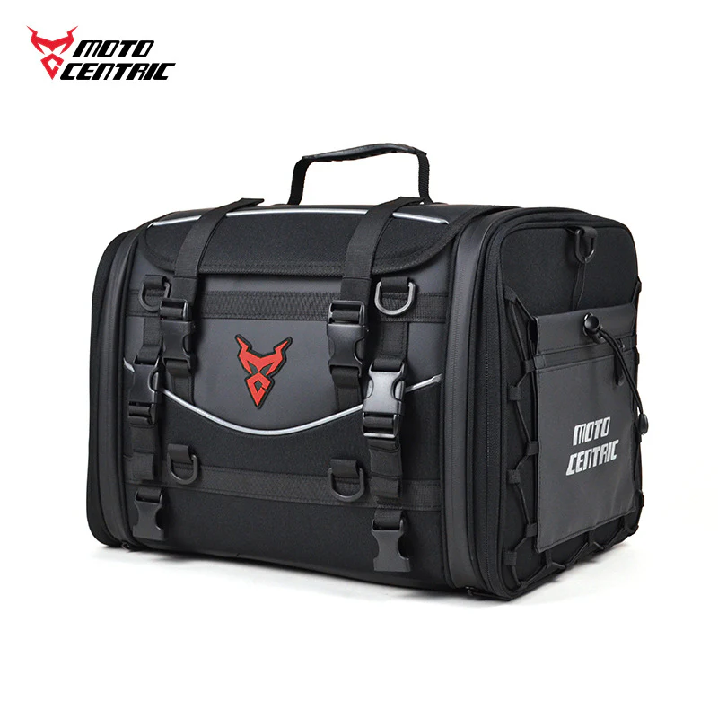 MOTOCENTRIC Motorcycle Rear Seat Bag 35L – Waterproof, Large Capacity, Multi-Functional Travel Bag (Expandable up to 50L) - Image 9