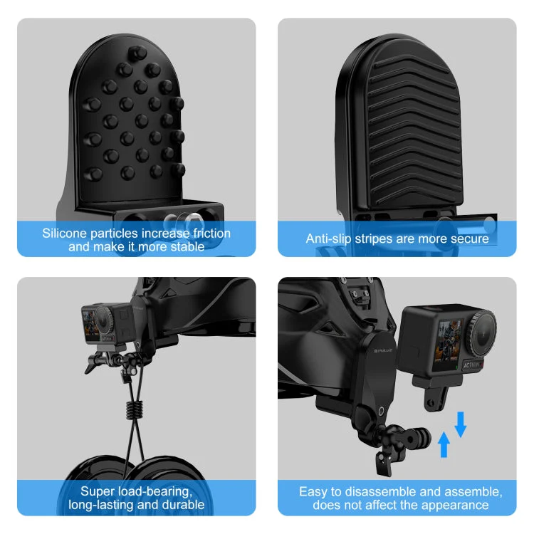 Motorcycle Helmet Chin Clamp Mount for GoPro and Other Action Cameras (Black) - Image 5