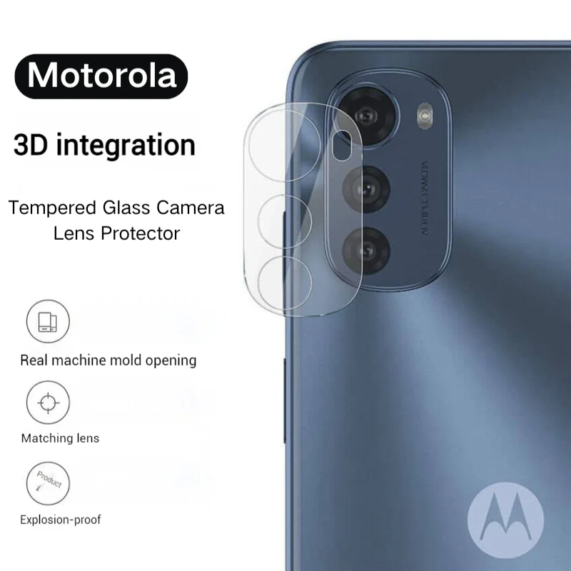 Motorola Moto E32/s - 9H Transparent Back Rear Camera Lens Glass Protector - Image 2
