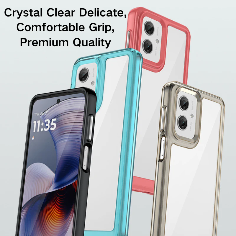 Motorola Moto G55 5G TPU High Transparency Shockproof Essentials Series Case - Image 3