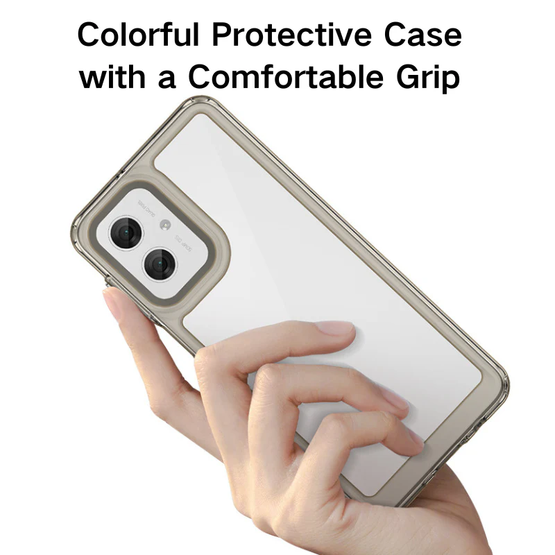 Motorola Moto G55 5G TPU High Transparency Shockproof Essentials Series Case - Image 4