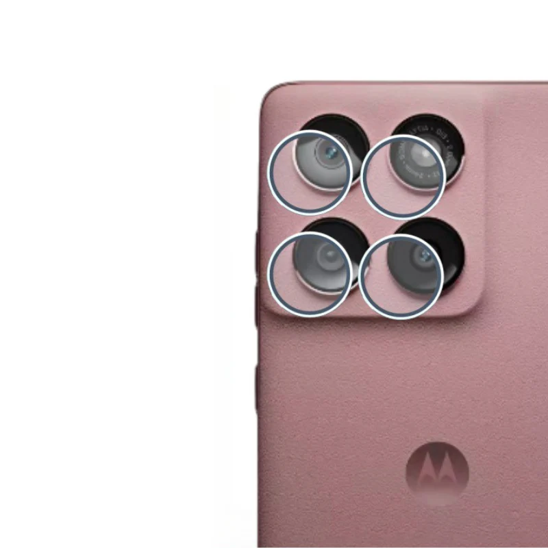 Motorola Moto Edge 60 Pro - Separate Tempered Glass Back Rear Camera Lens Protector - Image 2