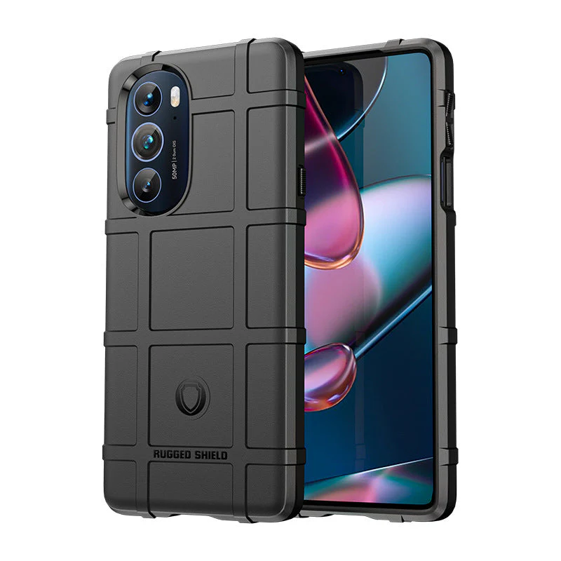 Motorola Moto Edge Plus 2022/Edge X30/Edge 30 Pro - Shield Shockproof Rugged Heavy Duty Case With 2PC 9H Glass Screen Protector - Image 2