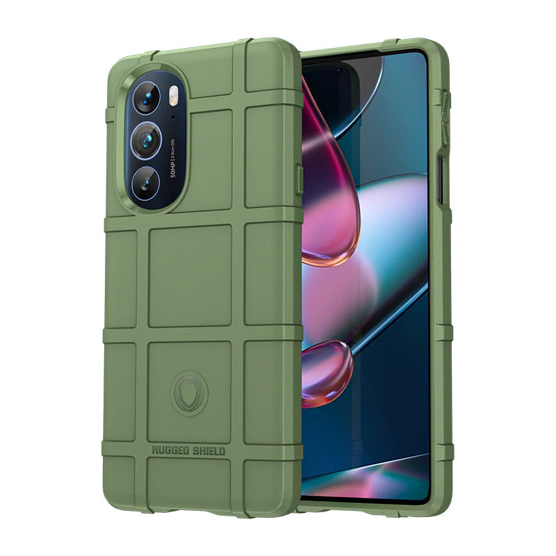 Motorola Moto Edge Plus 2022/Edge X30/Edge 30 Pro - Shield Shockproof Rugged Heavy Duty Case With 2PC 9H Glass Screen Protector - Image 4