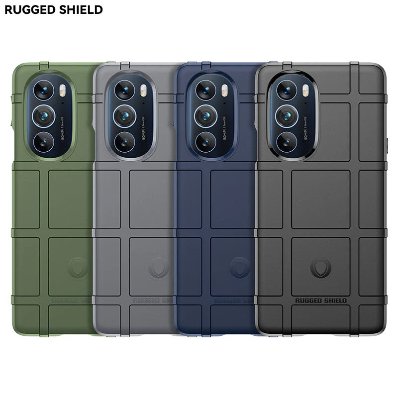 Motorola Moto Edge Plus 2022/Edge X30/Edge 30 Pro - Shield Shockproof Rugged Heavy Duty Case With 2PC 9H Glass Screen Protector - Image 7