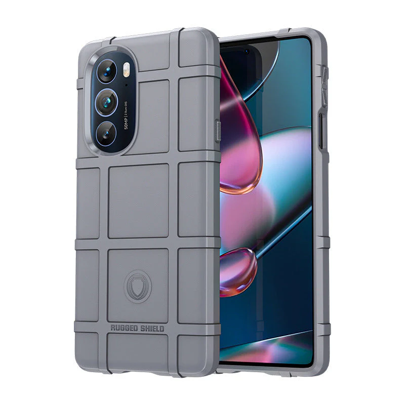 Motorola Moto Edge Plus 2022/Edge X30/Edge 30 Pro - Shield Shockproof Rugged Heavy Duty Case With 2PC 9H Glass Screen Protector - Image 9