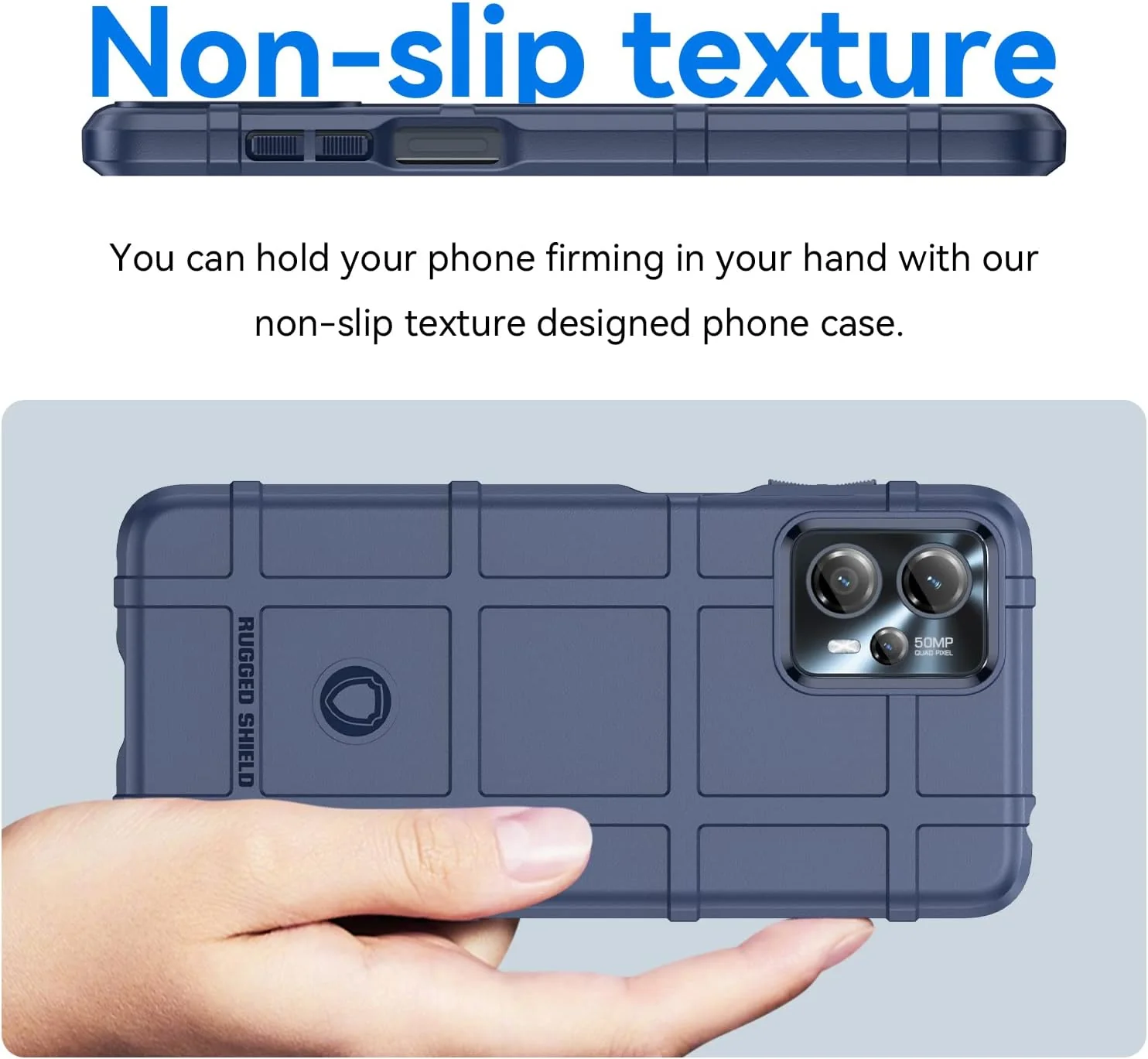 Motorola Moto G23 - Shield Shockproof Rugged Heavy Duty Case With 2PC Tempered Glass Screen Protector - Image 8