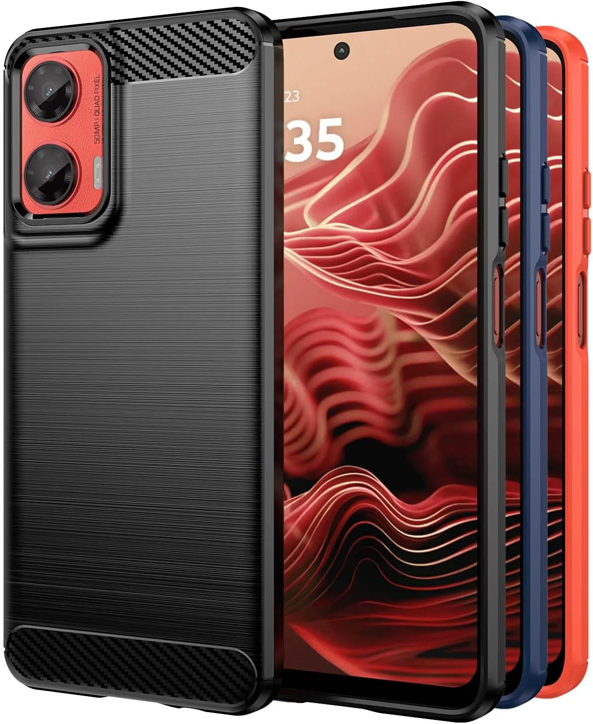 Motorola Moto G35 - Shield Shockproof Rugged Heavy Duty Case With 2PC 9H Glass Screen Protector - Image 8