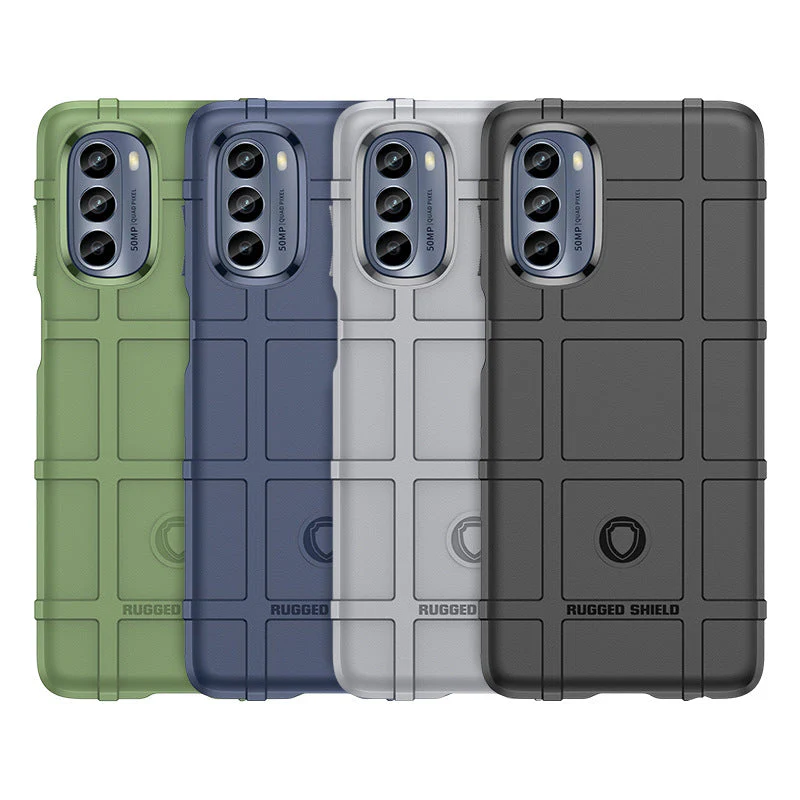 Motorola Moto G62 - Shield Shockproof Rugged Heavy Duty Case With 2PC Tempered Glass Screen Protector - Image 5