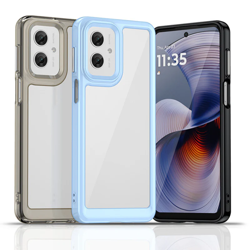Motorola Moto G55 5G TPU High Transparency Shockproof Essentials Series Case - Image 7