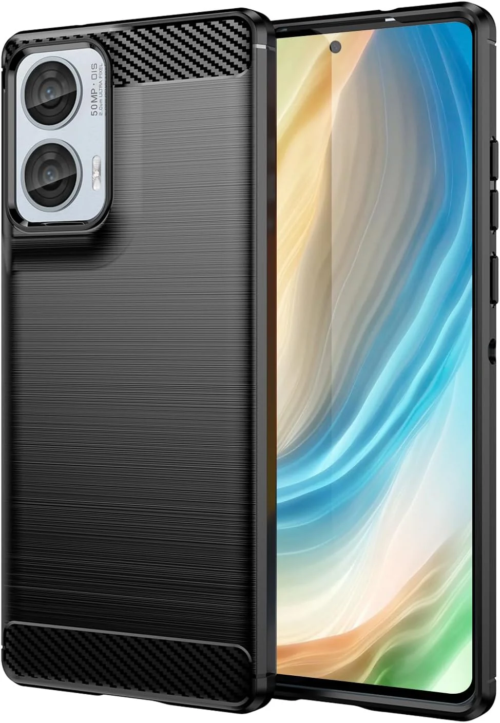 Motorola Moto G85 5G/Edge 50 Fusion/S50 Neo - Shield Shockproof Rugged Heavy Duty Case With 1PC 9H Glass Screen Protector