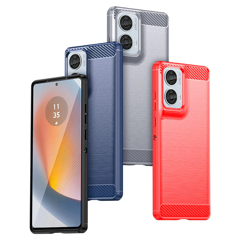 Motorola Moto G85 5G/Edge 50 Fusion/S50 Neo - Shield Shockproof Rugged Heavy Duty Case With 1PC 9H Glass Screen Protector - Image 2