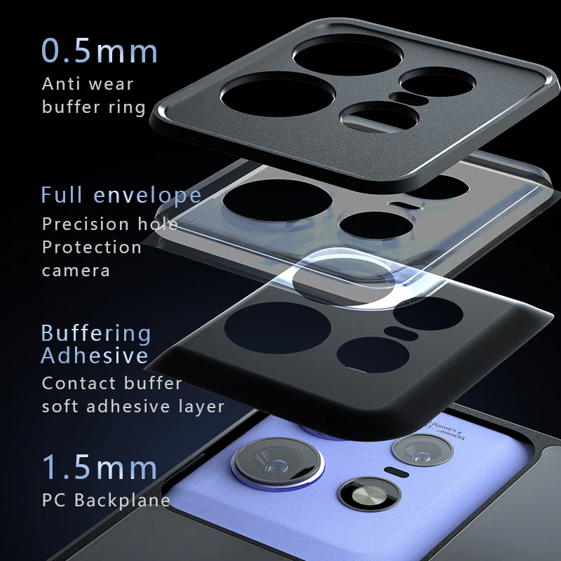 Motorola Moto G86 Matte Shockproof Essentials Series Case - Image 3