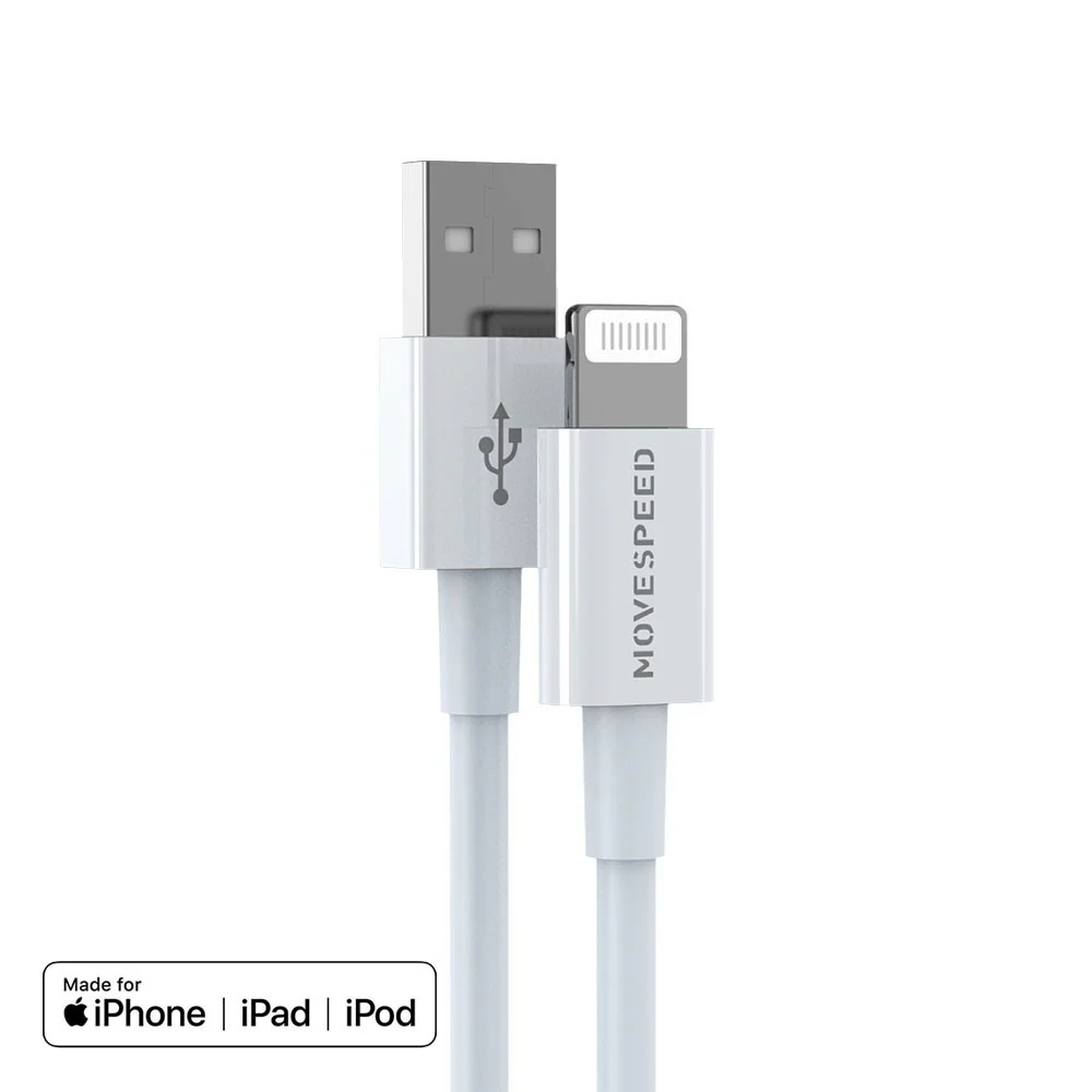MOVE SPEED 3A USB-A to Lightning Charging Cable 1.2m