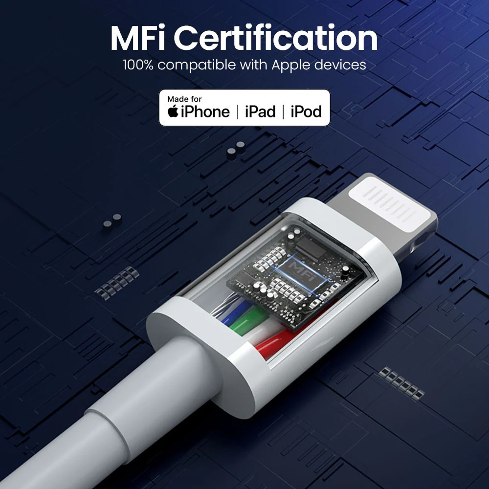 MOVE SPEED 3A USB-A to Lightning Charging Cable 1.2m - Image 4