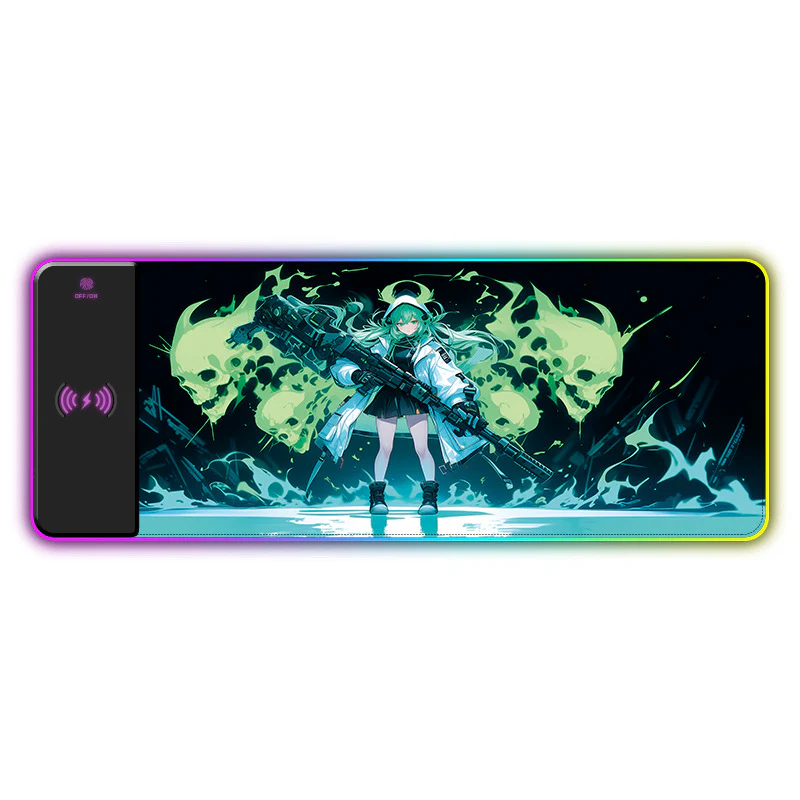 Multifunctional 15W Fast-Charging RGB Wireless Gaming Mouse Pad - Image 14