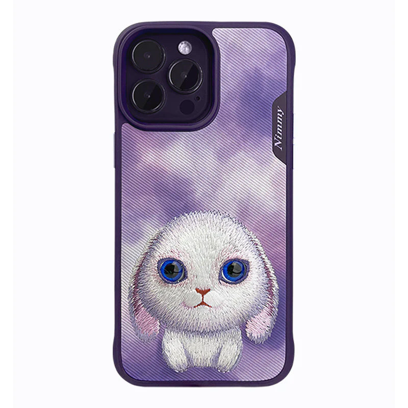 Nimmy Pet Animal Big Eye Series iPhone 13/14/15/Pro/Max Embroidery 3D Cute Cool Case - Image 5