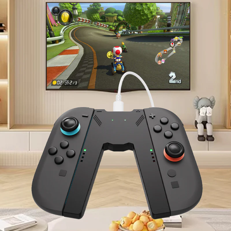 Nintendo Switch 2 (2025) - Joy-Con Magnetic Charging Grip Handle - Image 6