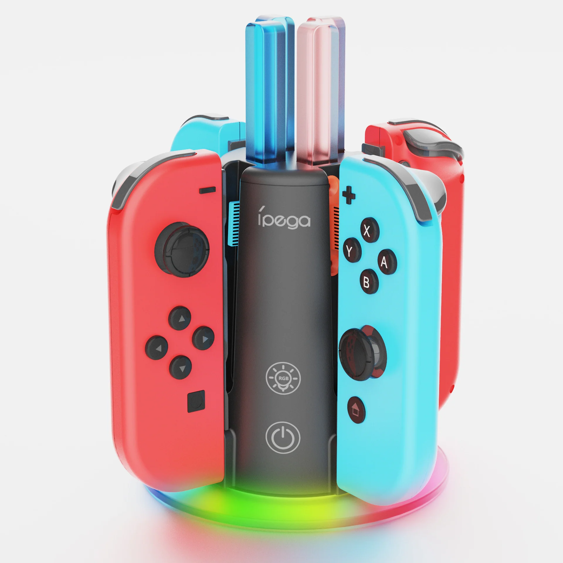 Nintendo Switch 2 (2025) RGB Vertical 8-Controller Charging Station - Image 4