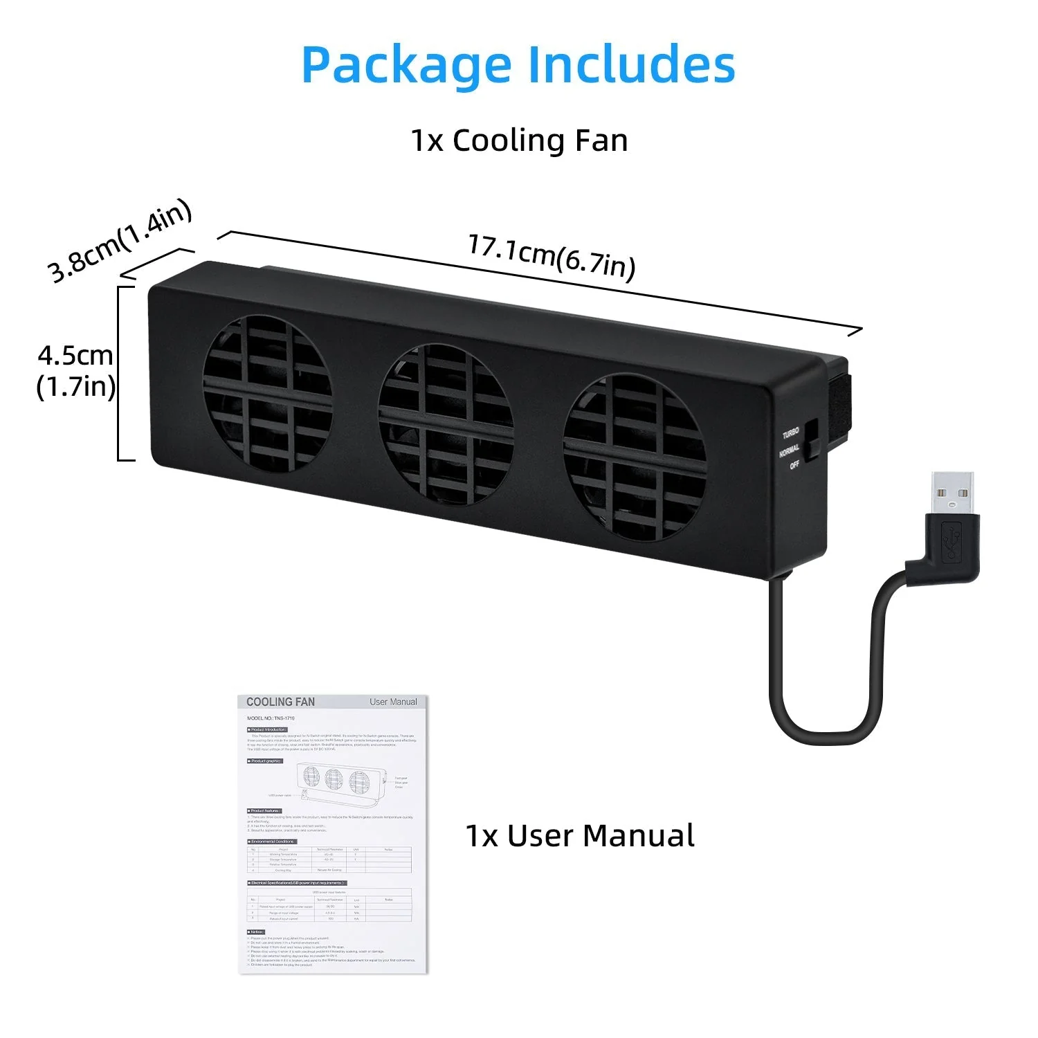 Nintendo Switch & Cooling Fan Stand Dock - Image 11