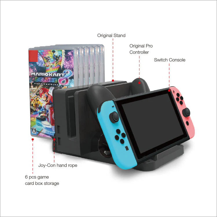 Nintendo Switch Joy-Con Four Charging Dock Charger Stand - Image 3