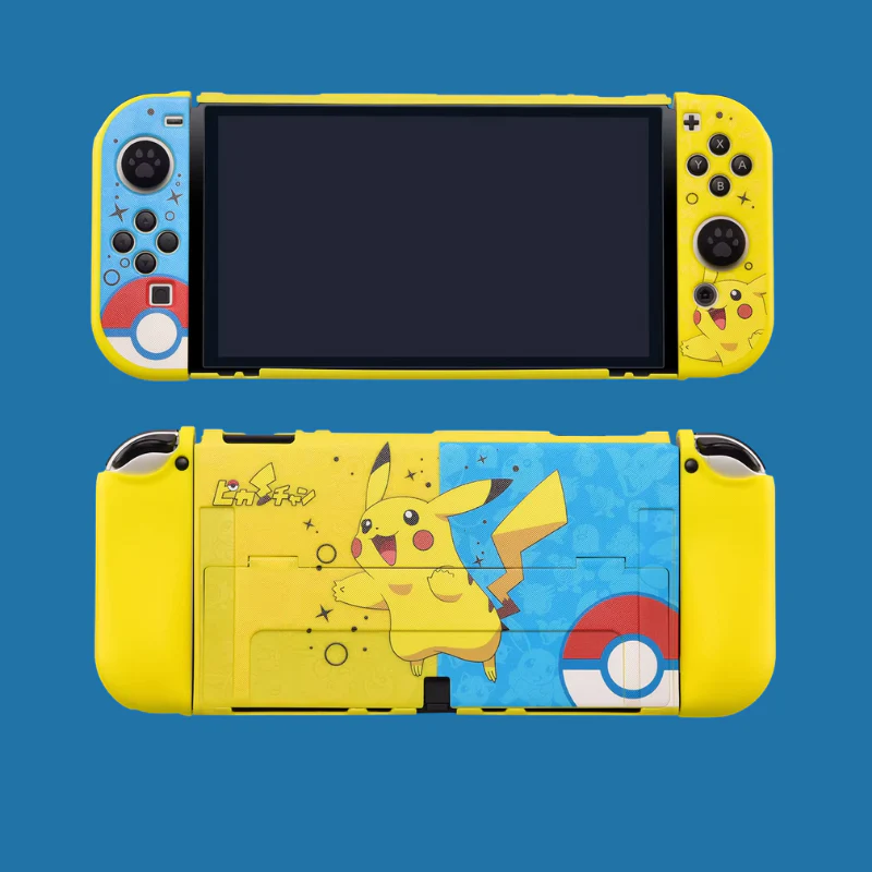 Nintendo Switch/OLED - Pikachu Gaming Hard Protective Storage Case & Controller Grip - Image 9