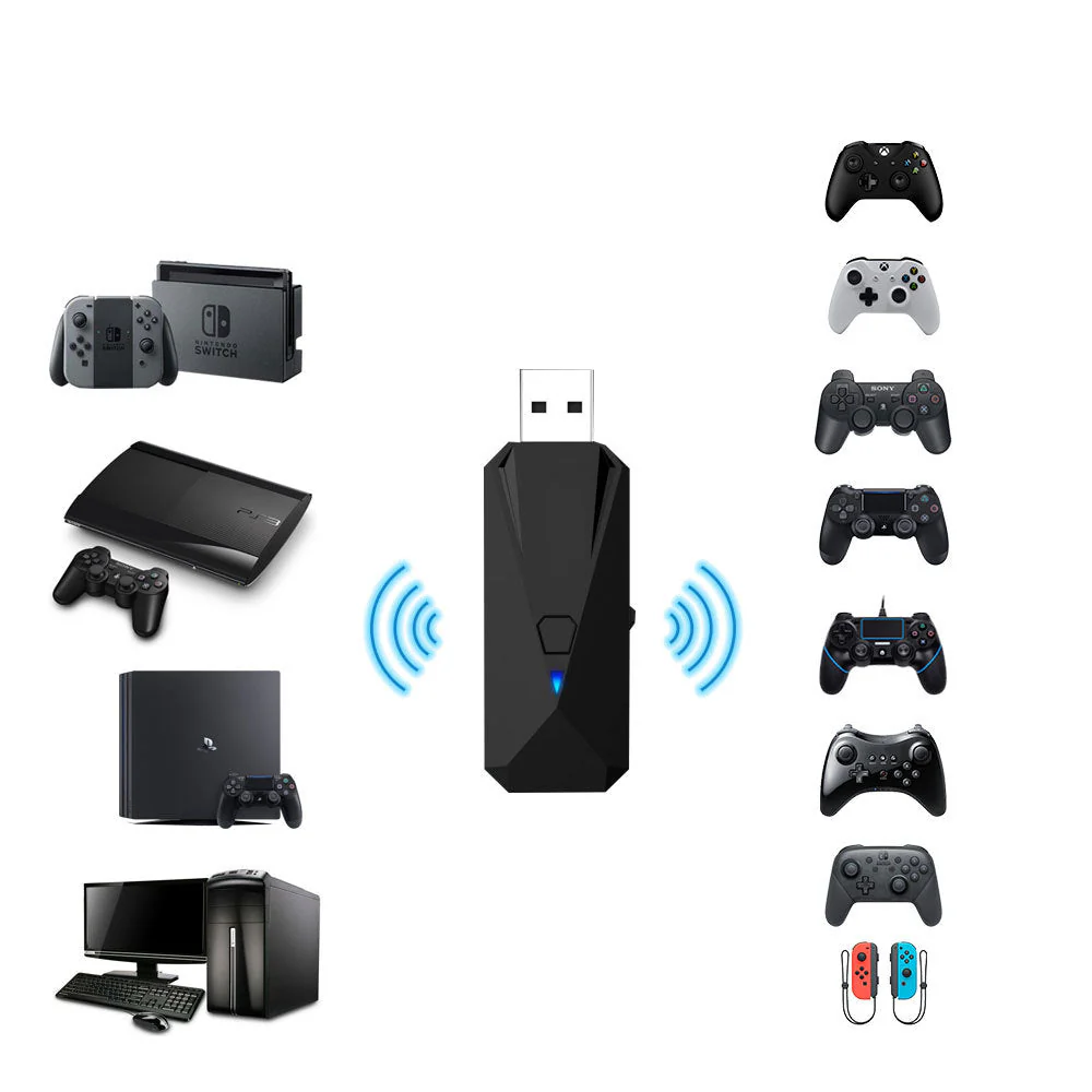 Nintendo Switch & Playstation PS4 PS3 PC Gamepad Game Controller Bluetooth Adapter Converter - Image 11