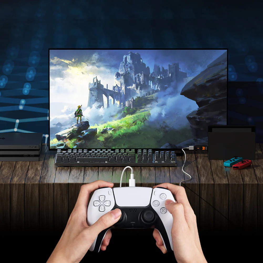 Nintendo Switch/PS5/PS4/PC R90 Wired Gamepads Converter Adapter - Image 4