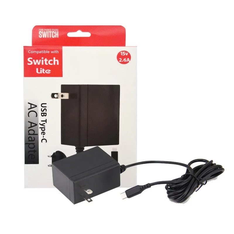 Nintendo Switch / Switch Lite Charger Type-C / USB-C Interface Power Adapter (US Plug)