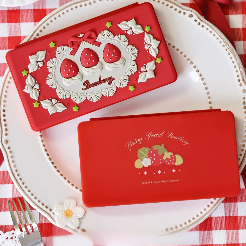 Nintendo Switch /Switch OLED/Switch 2 (2025) - Cute Strawberry Silicone Protective Cover Case - Image 13