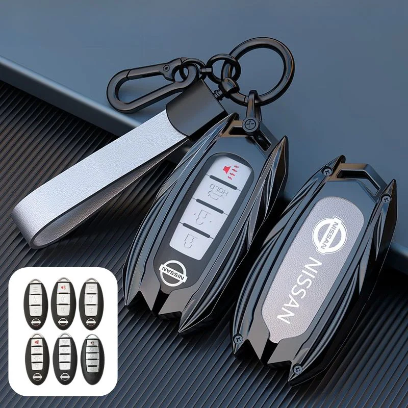 Nissan Mecha Style Zinc Alloy Car Key Fob Case Cover For Pathfinder, X-Trai, Teana, Qashqai, Tiida, Sylphy, Murano, Lannia - Image 11
