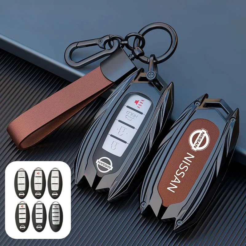 Nissan Mecha Style Zinc Alloy Car Key Fob Case Cover For Pathfinder, X-Trai, Teana, Qashqai, Tiida, Sylphy, Murano, Lannia - Image 13